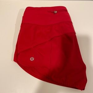 SOLD Lululemon Speed Up Low-rise lined Short 2.5” Size 4